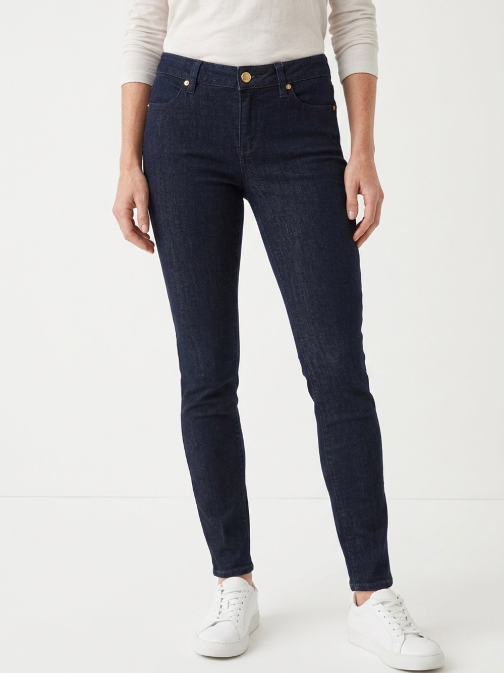 TORY BURCH | Dark Blue Mid-Rise Skinny Jeans Women’s Size 28 (6)